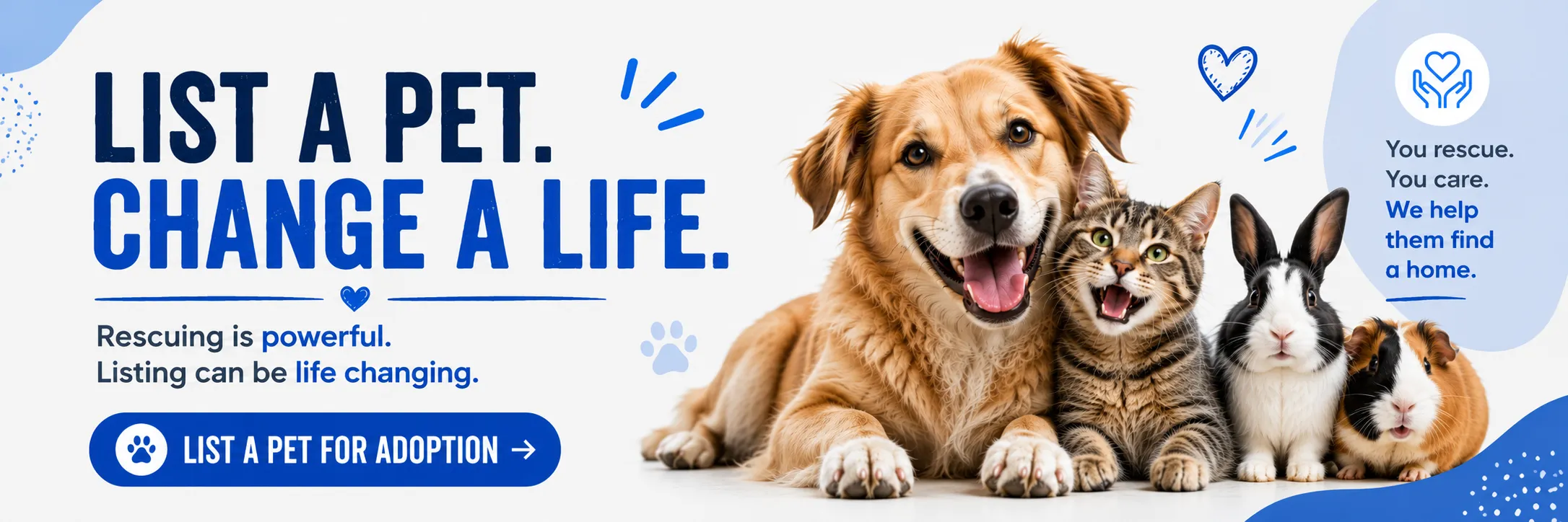 List a pet, change a life
